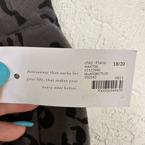 Lane Bryant LIVI Cheetah Print Joggers 18/20 NWT - Picture 9 of 9